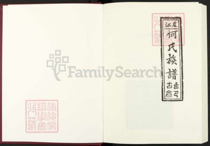 河南省周口市西华县奉母镇河南省周口市西华县何氏族谱-卢江何氏族谱.pdf电子版预览图1