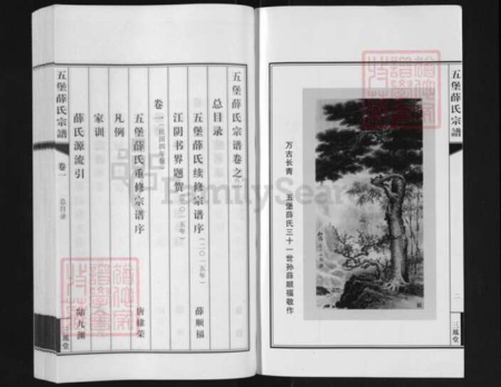 江苏省无锡市江阴市江苏省苏州市张家港市薛氏三凤堂族谱-五堡薛氏宗谱.pdf电子版预览图2