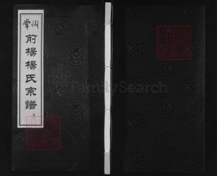 江苏省常州市武进县遥观镇杨氏四知堂族谱-常州前杨杨氏宗谱.pdf电子版缩略图