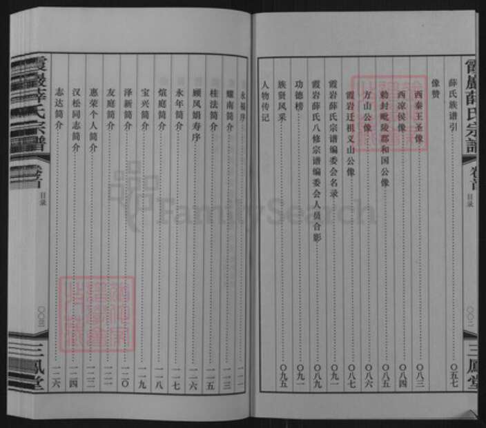 江苏省常州市武进县前黄镇薛氏三凤堂族谱-霞岩薛氏宗谱.pdf电子版预览图3
