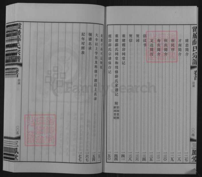 江苏省常州市武进县前黄镇薛氏三凤堂族谱-霞岩薛氏宗谱.pdf电子版预览图4