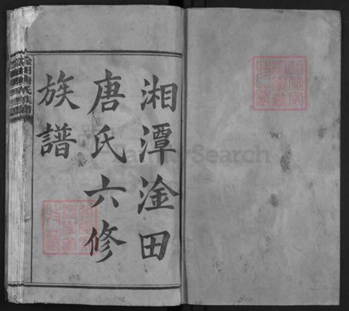 湖南省株洲市渌口区淦田镇唐氏修厡堂族谱-淦田唐氏六修族谱.pdf电子版预览图1