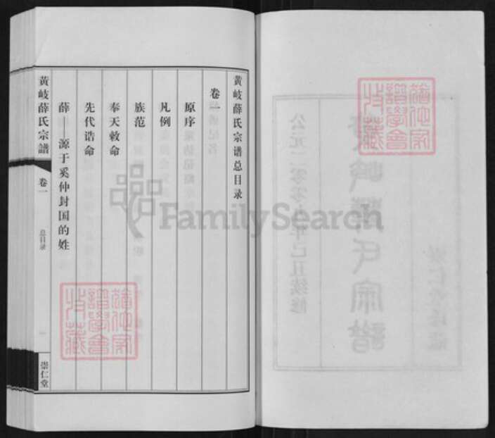 江苏省无锡市江阴市江苏省苏州市张家港市薛氏崇仁堂族谱-黄岐薛氏宗谱.pdf电子版预览图2