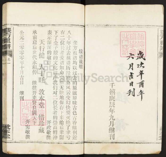 湖北省武汉市江夏区湖北省武汉市江夏区张；张；方氏敦本堂族谱-张方祖谱.pdf电子版预览图2