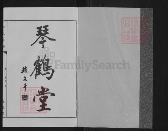 江苏省徐州市沛县赵氏琴鹤堂族谱-沛县赵氏族谱.pdf电子版预览图1