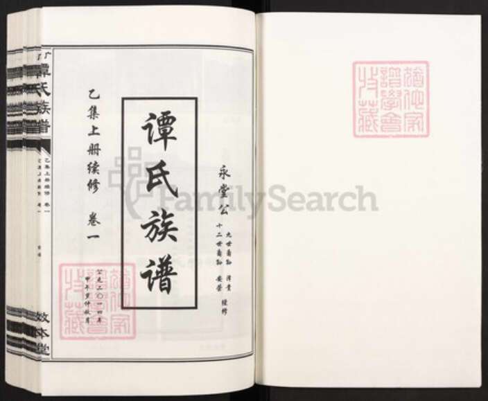 四川省广安市广安区花桥镇谭氏敦本堂族谱-广安谭氏族谱.pdf电子版预览图1