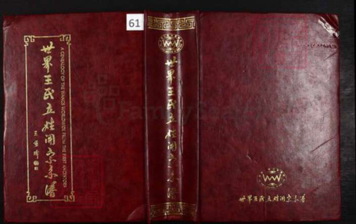 湖北省武汉市江岸区台北街道王氏族谱-世界王氏立姓开宗系谱.pdf电子版缩略图