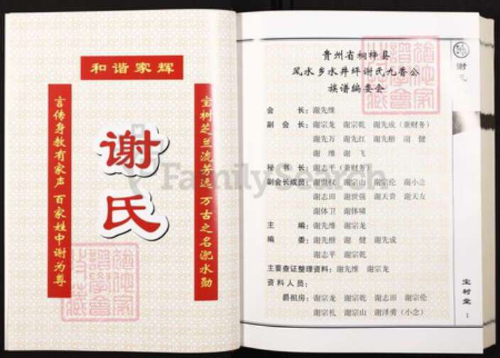 贵州省遵义市桐梓县贵州省遵义市桐梓县风水镇谢；谢氏宝树堂族谱-贵州桐梓谢氏族谱.pdf电子版预览图3