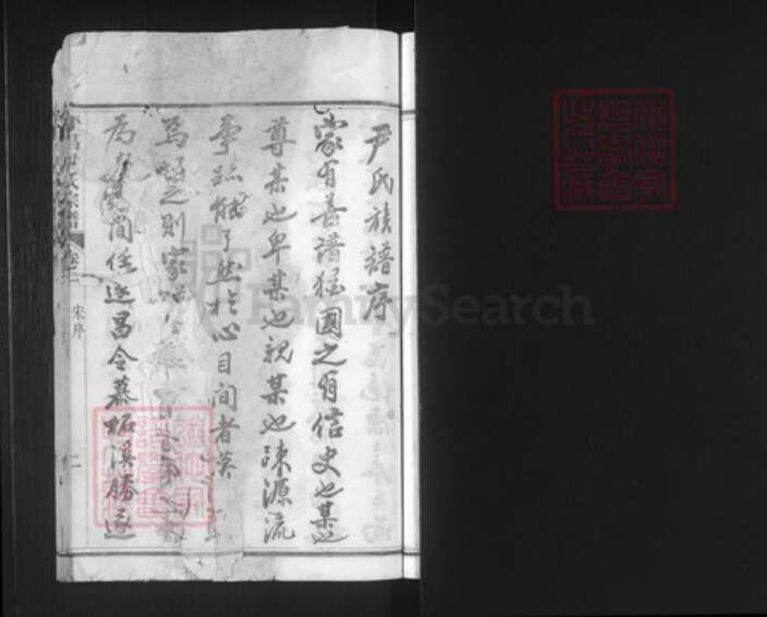 浙江省丽水市遂昌县大柘尹氏族谱-平昌尹氏宗谱.pdf电子版预览图2