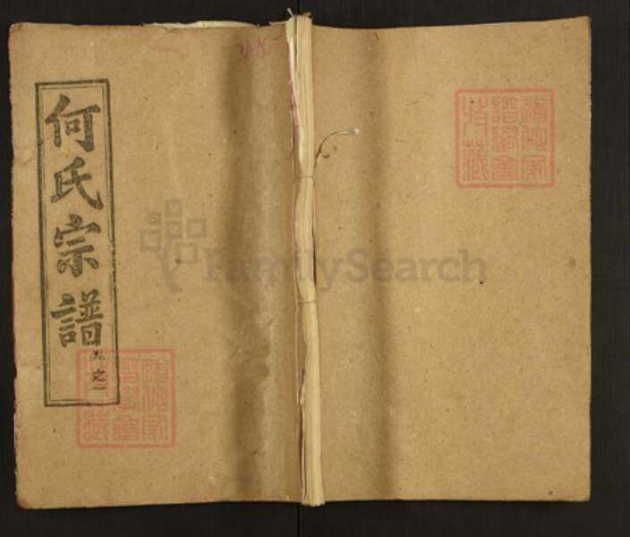 湖北省黄冈市何氏弘德堂族谱-何氏宗谱.pdf电子版缩略图