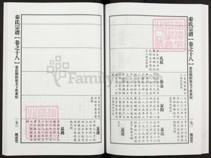 湖北省黄冈市浠水县秦氏继述堂族谱-秦氏宗谱.pdf电子版缩略图