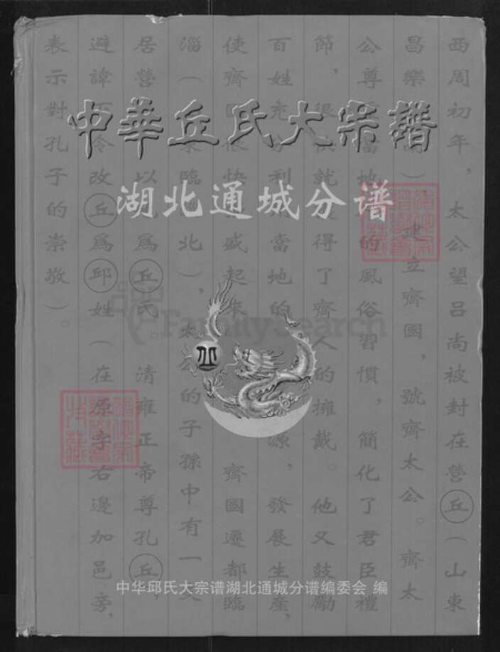 湖北省咸宁市通城县石南镇丘氏族谱-中华丘氏大宗谱.湖北通城分谱.pdf电子版缩略图