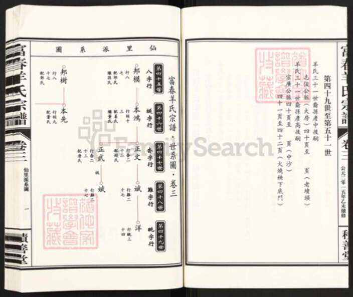 浙江省杭州市富阳羊氏积善堂族谱-富春羊氏宗谱.pdf电子版预览图3