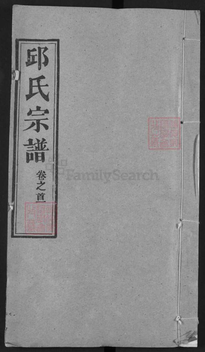 湖北省武汉市新洲区邱氏忠实堂族谱-邱氏宗谱.pdf电子版缩略图