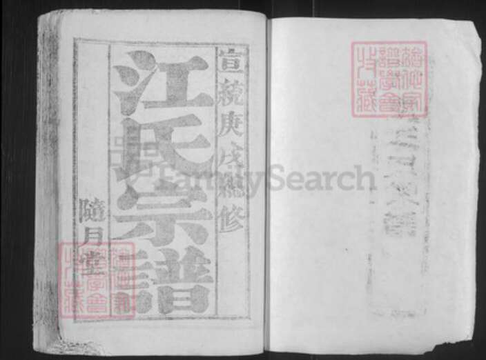 江苏省盐城市建湖县江氏随月堂族谱-盐城江氏宗谱.pdf电子版预览图1