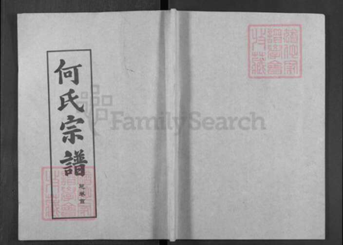 湖北省武汉市新洲区何氏弘德堂族谱-何氏宗谱.pdf电子版缩略图