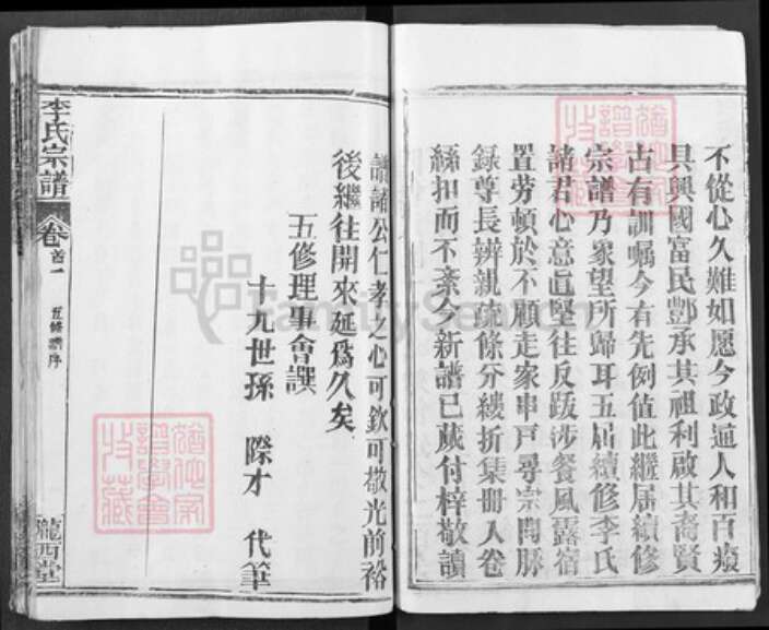 湖北省武汉市新洲区李氏陇西堂族谱-李氏宗谱.pdf电子版预览图5