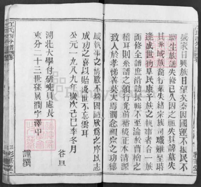 湖北省武汉市新洲区江氏彩笔堂族谱-江氏西分谱.pdf电子版预览图3