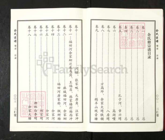 湖北省黄冈市麻城市余氏三仁堂族谱-余氏宗谱.pdf电子版预览图3