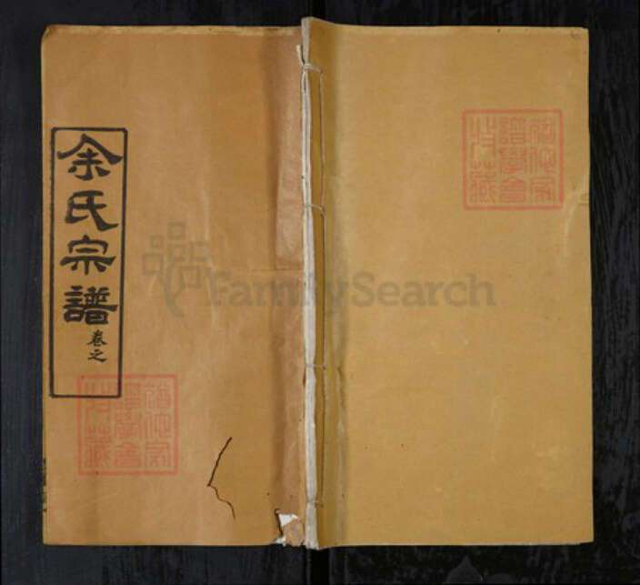 湖北省武汉市新洲区余氏族谱-余氏宗谱[4卷首1卷].pdf电子版缩略图