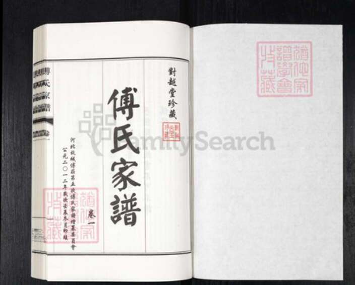 河北省衡水市故城县傅氏族谱-傅氏家谱.pdf电子版预览图1