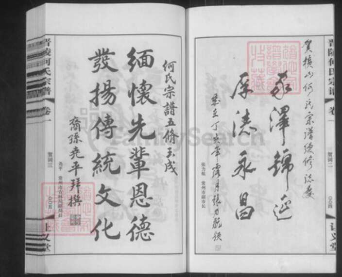 江苏省常州市武进县何氏让义堂族谱-晋陵何氏宗谱.pdf电子版预览图4