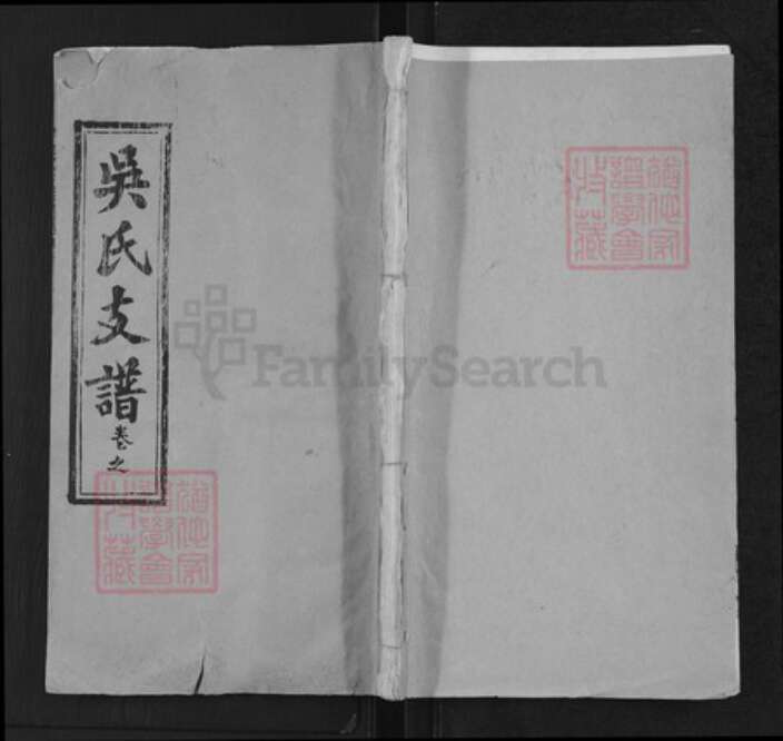 湖北省武汉市新洲区吴氏延陵堂族谱-吴氏支谱.pdf电子版缩略图