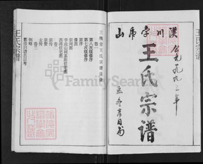 湖北省孝感市汉川市王氏三槐堂族谱-王氏宗谱.pdf电子版预览图2