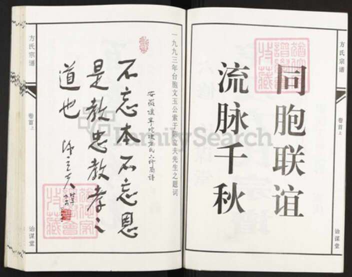 安徽省安庆市宜秀区方氏诒谋堂族谱-坨埂方氏宗谱.pdf电子版预览图2