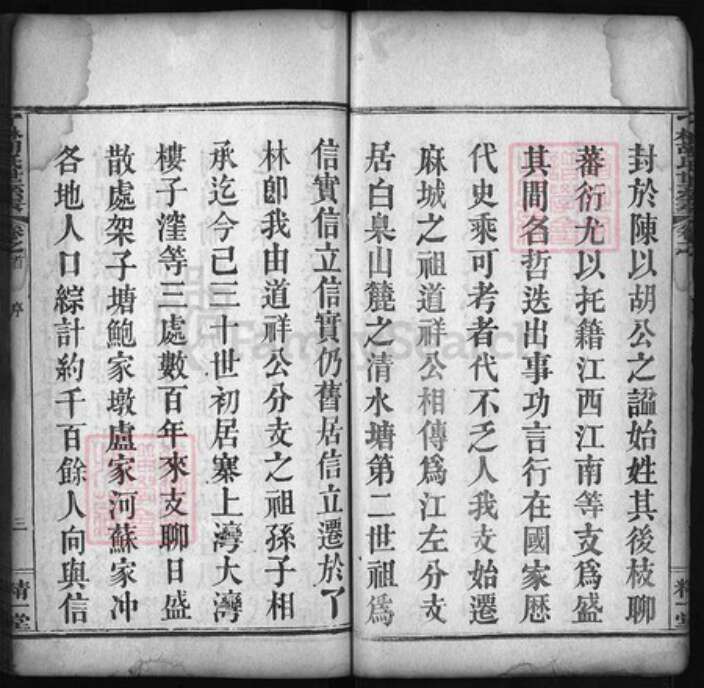 湖北省黄冈市红安县杏花乡胡氏族谱-了林胡氏世系表 [4卷, 首2卷].pdf电子版预览图4