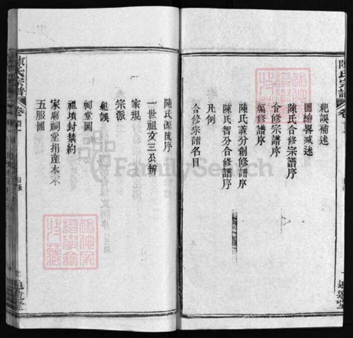 湖北省黄冈市陈氏族谱-陈氏宗谱 [22卷, 首2卷].pdf电子版预览图2