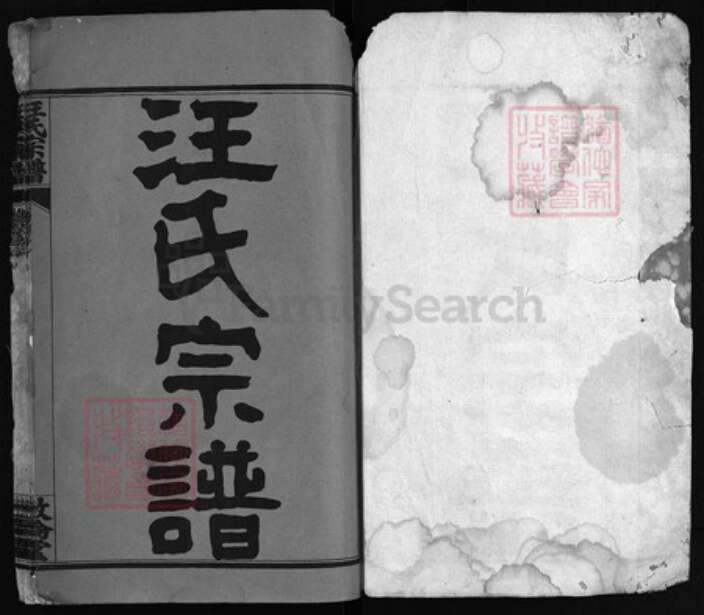 湖北省黄冈市汪氏族谱-汪氏宗谱 [21卷,首4卷,附卷2卷].pdf电子版预览图1