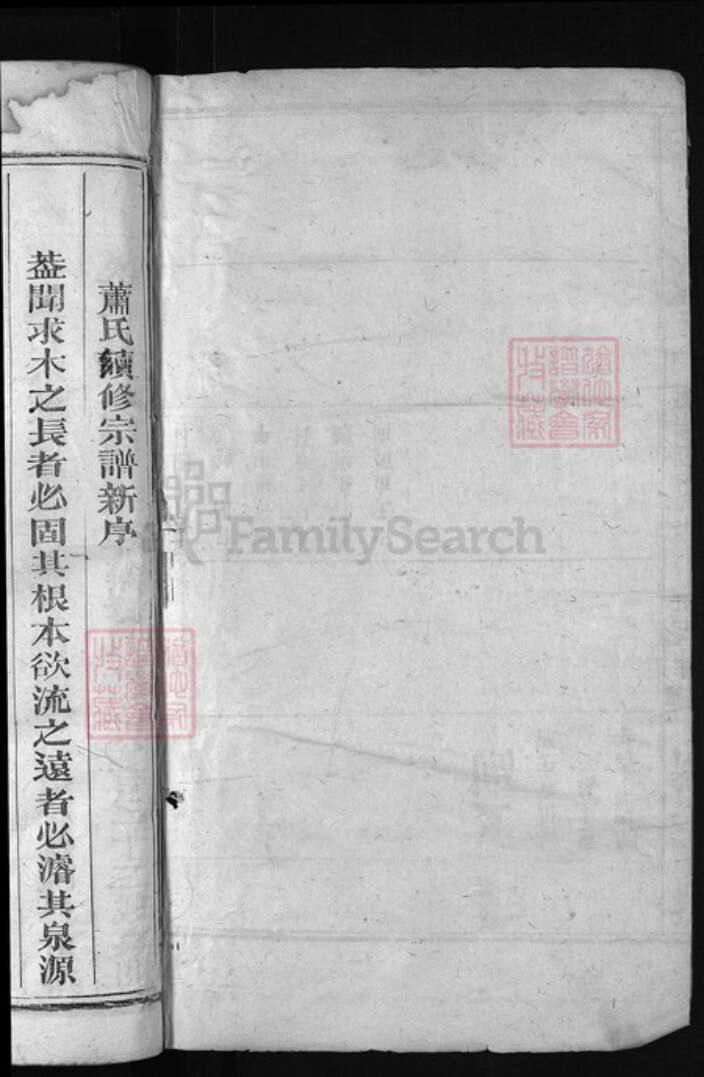 福建省泉州市永春县江西省上饶市广丰区萧氏族谱-萧氏宗谱 [10卷].pdf电子版预览图1