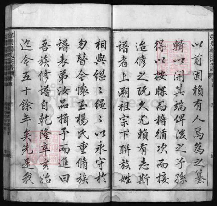 浙江省衢州开化县江西省上饶市玉山县杨氏族谱-弘农杨氏宗谱 [8卷含首1卷].pdf电子版预览图4