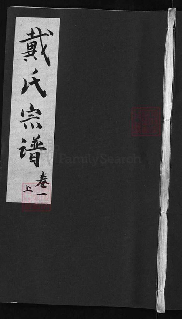 湖北省黄冈市黄州区戴氏族谱-戴氏宗谱 [10卷].pdf电子版缩略图