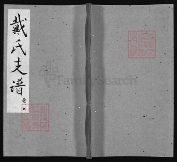 湖北省黄冈市黄州区戴氏族谱-戴氏支谱 [6卷].pdf电子版缩略图