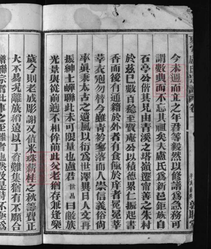 浙江省杭州市富阳新登镇镇卢氏族谱-东安卢氏宗谱 [12卷].pdf电子版预览图3