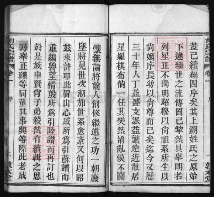 湖北省黄冈市红安县杏花乡胡氏族谱-胡氏宗谱 [12卷].pdf电子版预览图2