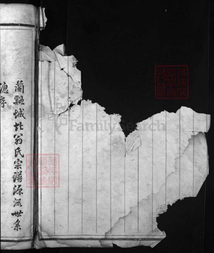 浙江省翁氏族谱-兰谿翁氏宗谱 [7卷].pdf电子版预览图1