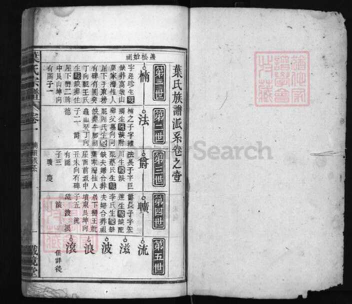 安徽省安庆市宿松县叶氏族谱-叶氏宗谱 [残卷].pdf电子版预览图1