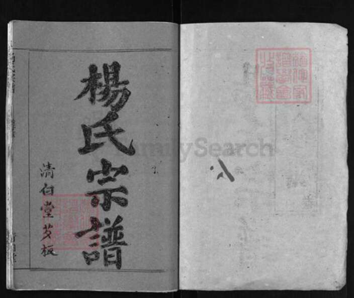 湖北省黄冈市黄州区湖北省武汉市江夏区杨氏族谱-扬氏八修宗谱 (杨氏八修宗谱) [15卷, 首1卷][6卷].pdf电子版预览图1