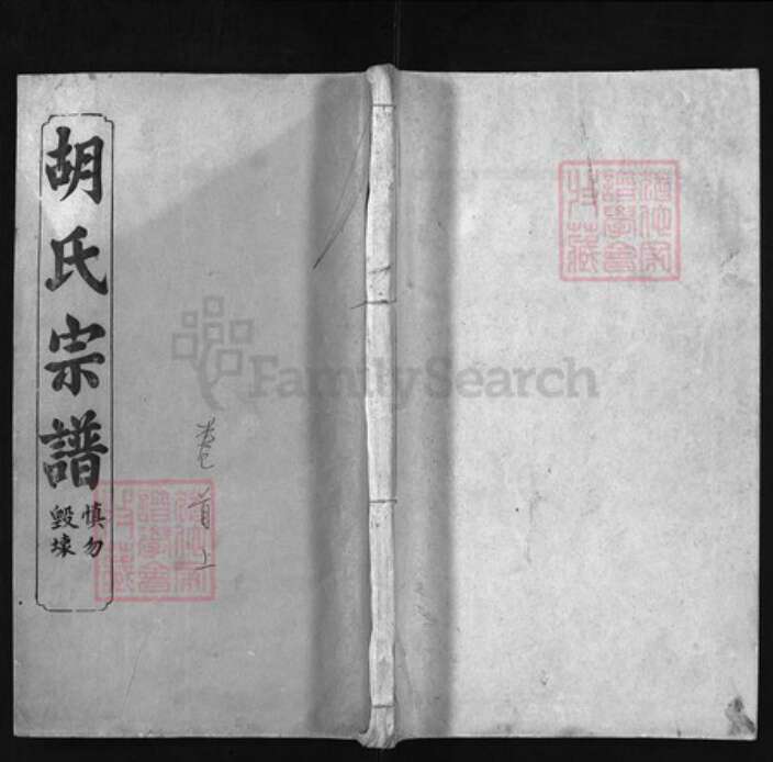 湖北省黄冈市罗田县胡氏族谱-胡氏宗谱[10卷, 首3卷, 首末1卷].pdf电子版缩略图