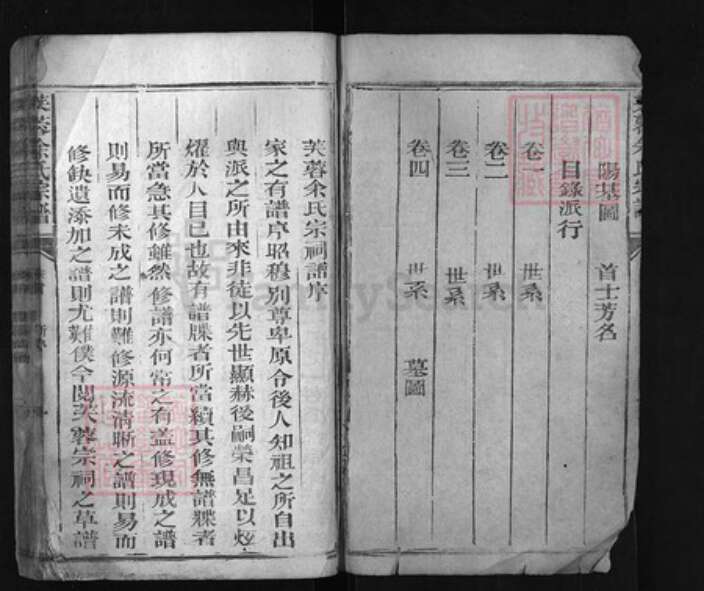 江西省九江市彭泽县余氏族谱-芙蓉余氏宗谱[4卷,首1卷].pdf电子版预览图2