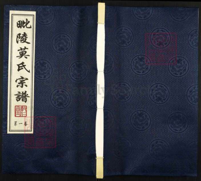 江苏省常州市莫氏敦仁堂族谱-毗陵莫氏宗谱.pdf电子版缩略图