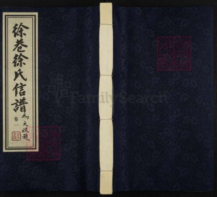 江苏省常州市武进县洛阳镇徐氏名正堂族谱-徐巷徐氏信谱.pdf电子版缩略图