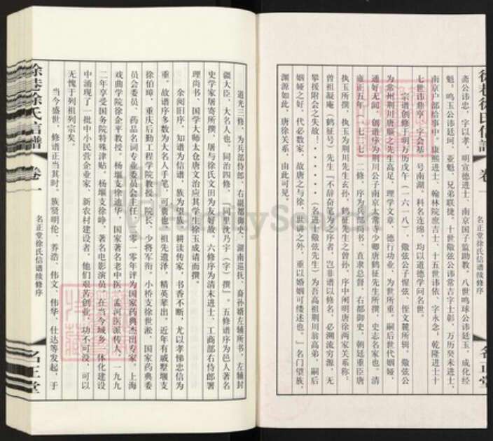 江苏省常州市武进县洛阳镇徐氏名正堂族谱-徐巷徐氏信谱.pdf电子版预览图2