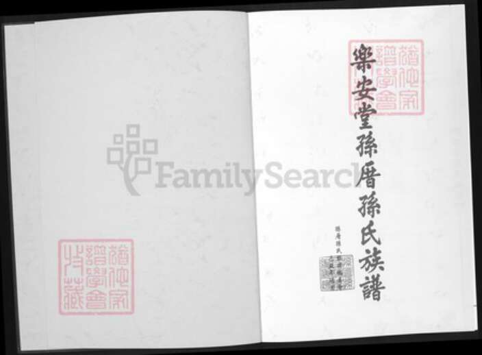 福建省厦门市孙氏族谱-乐安堂孙厝孙氏族谱.pdf电子版预览图1