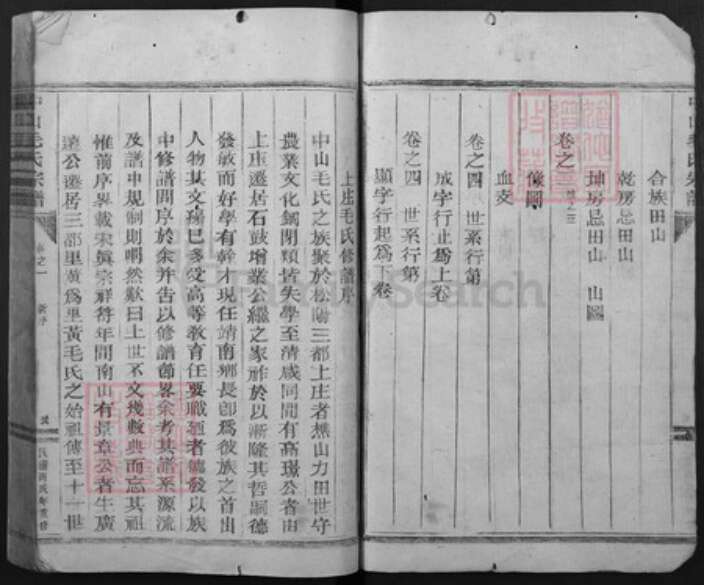 浙江省丽水市松阳县三都乡毛氏孝思堂族谱-中山毛氏宗谱.pdf电子版预览图3