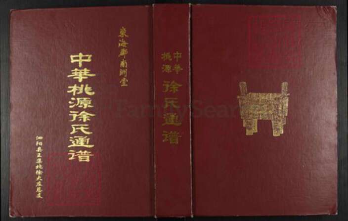 江苏省宿迁市泗阳县王集镇徐氏南洲堂族谱-中华桃源徐氏通谱.pdf电子版缩略图