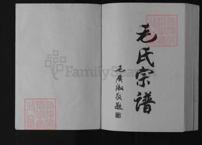 江苏省盐城市阜宁县新沟镇毛氏(讠主)诗堂族谱-毛氏宗谱.pdf电子版预览图1